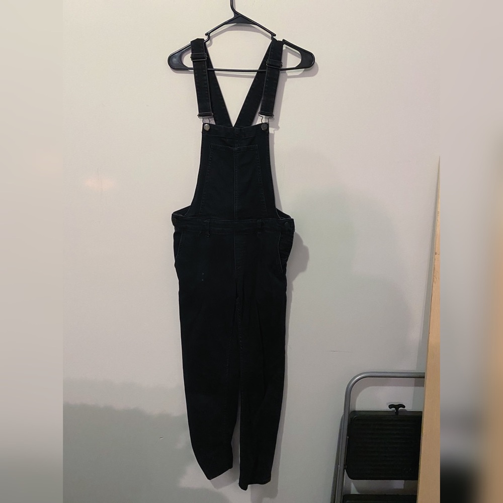 Black overalls